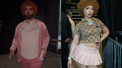 drake dressed up as ice spice